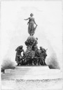 "Le triomphe de la république, groupe du sculpteur Dalou." 「共和国の大勝利」 ダルー作の彫刻