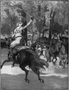 La Fantasia arbe à l'Esplanade des Invalides. アンヴァリッド会場でのアラビア騎兵による騎芸