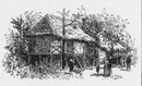 Le kampong javanais à l'exposition universelle. : Une Maison sur pilotis. ジャワ島の集落 柱上の家