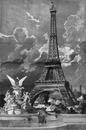 L'Exposition de Paris. - Supplément au N°20.  La tour Eiffel. パリ万博 付録 20.  エッフェル塔