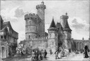 "Le Paris de l'Exposition. - La Tour de Nesle, réconstituée par M. G. Seguin." パリ模様 G・セガンが復元したネールの塔