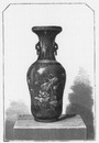 Vase en porcelaine. (Minton.) 磁器の壷 (ミントン)