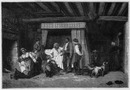 "Le laboureur et ses enfants, tableau de M. Duverger." 「農夫とその子供たち」、デュヴェルジェ画
