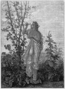 "L'aurore, tableau de M. Hamon, appartenant à S. M. l'Impératrice." 「黎明」、アモン画、皇后所蔵