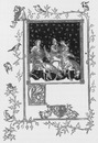 "Musée rétrospectif : Les trois vifs, Psautier de Bonne de Luxembourg (quatorzième siècle). Collection de M. Ambroise Firmin-Didot." 回顧展 「3人の生者」 、ルクセンブルク大公国の詩篇入り典礼書（14世紀） アンブロワーズ・フィルマン=ディド・コレクション