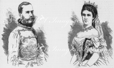 L'Empereur et l'Impératrice d'Autriche. オーストリア皇帝夫妻
