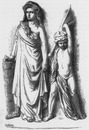 "Bas-relief de la base de la coupe égyptienne, de M. Giovanni Dupré. : Rome paienne." ジョヴァンニ・ドュプレ作、エジプト風飾り鉢の土台の下部レリーフ ローマの異教徒