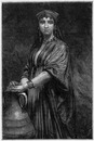 "La femme fellah, tableau de M. Ch. Landelle." 「エジプト女」、Ch・ランデル画