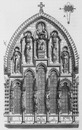 Pignons de l'église de Vézelay. ヴェズレーの教会の切妻