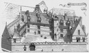 "Vue générale de l'hôtel de Cluny, au quinzième siècle." 15世紀のクリュニーの館の概観
