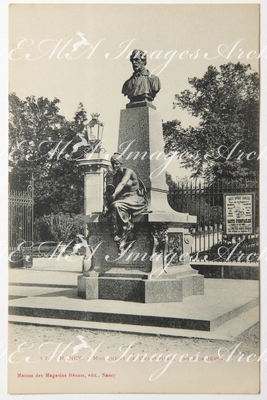 ナンシー市ボフラン広場にあるグランヴィル像
