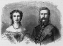 Le prince royal et la princesse de Prusse. プロシャ皇太子夫妻