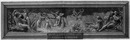 Bains de Diane de Girardon. - Bas-relief en bronze. 「月の女神ディアナの沐浴」ジラルドン作 ブロンズ彫刻の下部レリーフ