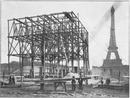 Au Champ-de-Mars.- Commencement des travaux du Palais de l'Electricité.1900年博 シャン・ド・マルス会場 － 電気館建設開始