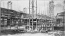 Au Champs-Elysées.- Revers de la facade du Petit Palais.1900年博 シャン＝ゼリゼ会場 － プチ・パレの後ろ側ファサード