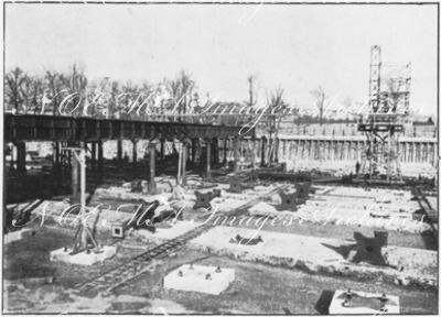 La ligne Courcelles-Champ-de-Mars.- La gare des Invalides et son tablier métallique.1900年博 クールセル・シャン・ド・マルス線 － アンヴァリッド駅と鉄製橋床