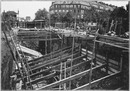 "La ligne Courcelles-Champ-de-Mars.- Chantier de la place Péreire (tête Auteuil, 1re phase)." 1900年博 クールセル・シャン・ド・マルス線 － ペレイル広場の工事現場（オートイユ方面、1次工事）