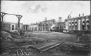 Les palais des Champs-Elysées.- Etat d'avancement des travaux en mars 1899.6.Vue générale du hall intérieur (Grand Palais).1900年博 シャン＝ゼリゼ会場 － 1899年3月時点の工事進展状況 6.内部ホールの全景（グラン・パレ）