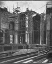 Les palais des Champs-Elysées.- Etat d'avancement des travaux en mars 1899.3.Galerie trapézoïdale du Petit Palais.1900年博 シャン＝ゼリゼ会場 － 1899年3月時点の工事進展状況 3.プチパレの台形ギャラリー