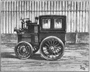 L'automobilisme en 1900.- Petit omnibus pour le service des gares.1900年博 1900年のオートモビリズム － 駅を結ぶ小乗合車